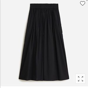 Jcrew pull on cotton voile midi skirt size m NWT